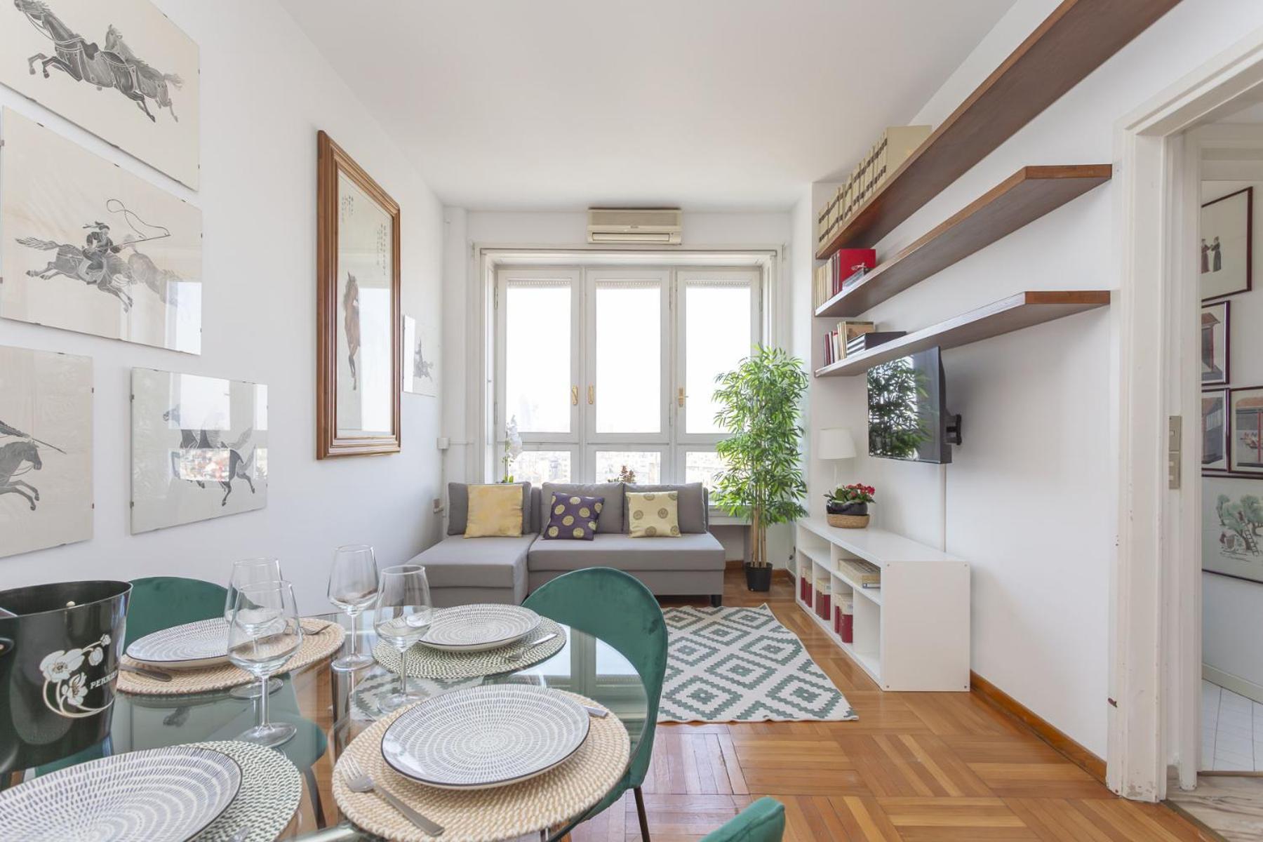 Skyline View Biancamano 1 Bdr With Balcony By Rentopolis Milano Eksteriør bilde